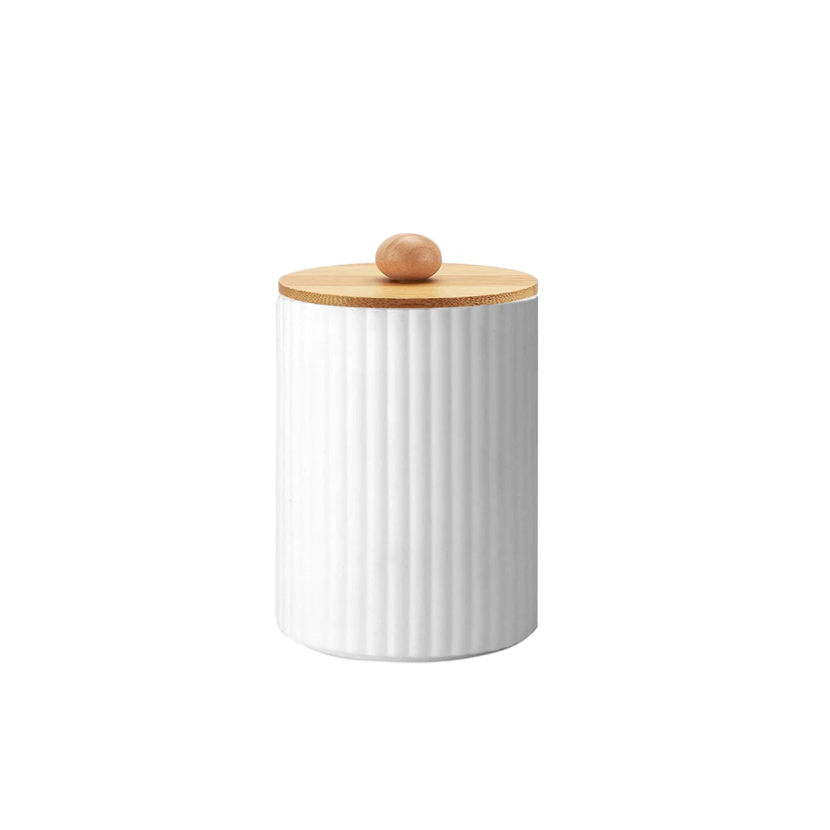 Ribbed Soap Dispenser & Storage Set | Modern Bathroom Organization