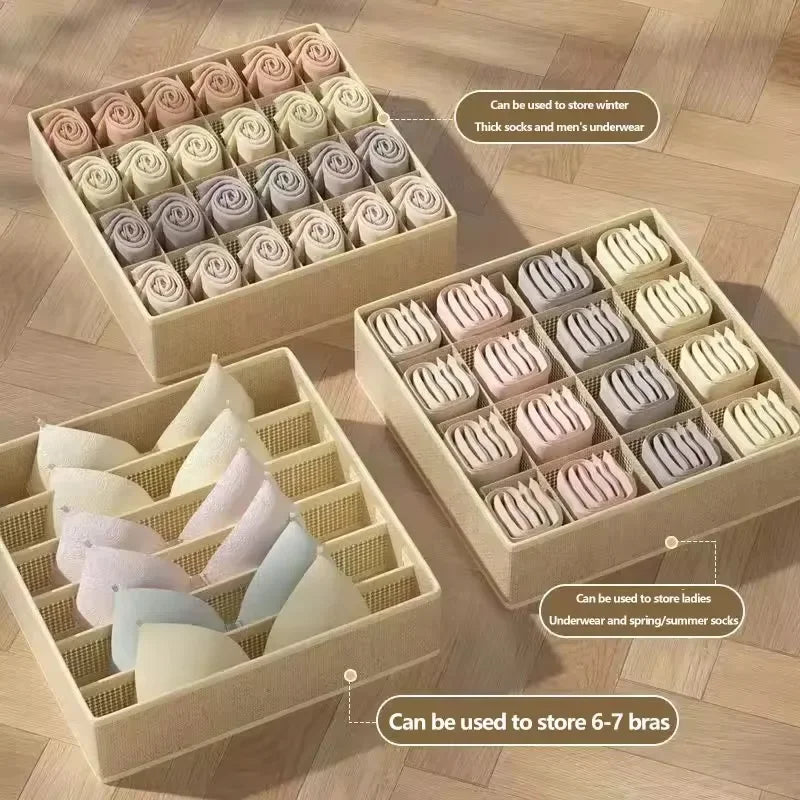 Foldable Drawer Organizer | Closet & Cabinet Storage Bins