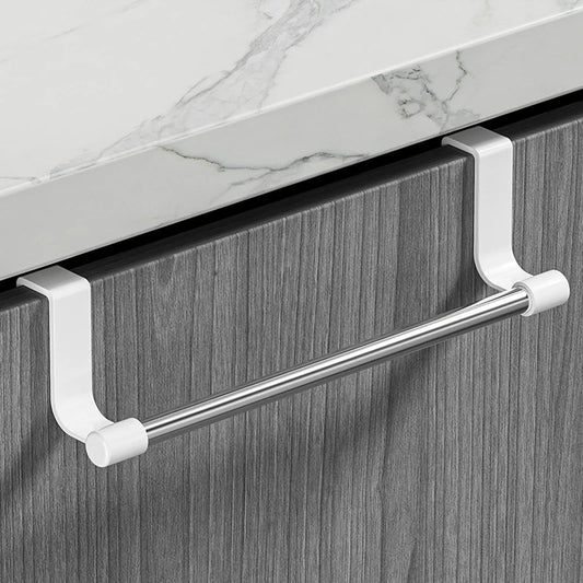 No-Drill Over-Door Towel Rack — Cabinet & Drawer Hanging Holder