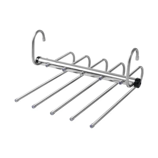 Space-Saving Folding Pants Hanger | Multi-Layer Closet Organizer